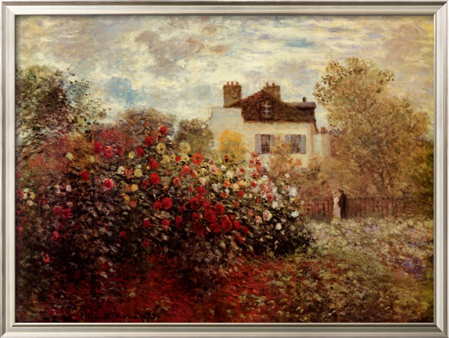 The Artists Garden at Argenteuil - Claude Monet Paintings